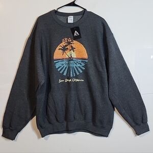 La Pop Art San Diego California Graphic Sweatshirt NWT Size Xlarge